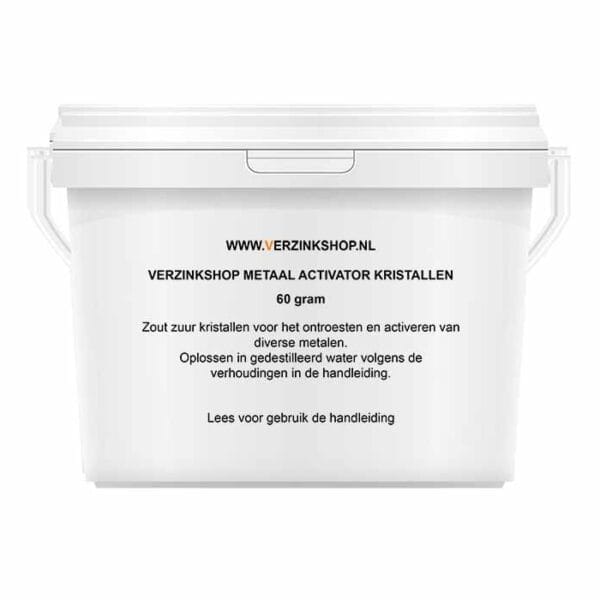 verzinkshop metaal activator